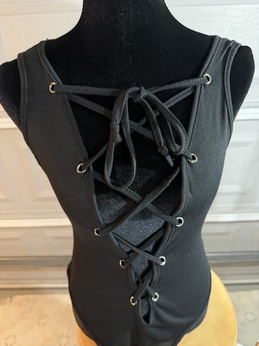Women black lace up - women's,