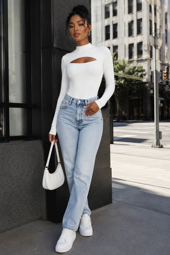 Shein cutout mock - cutout,