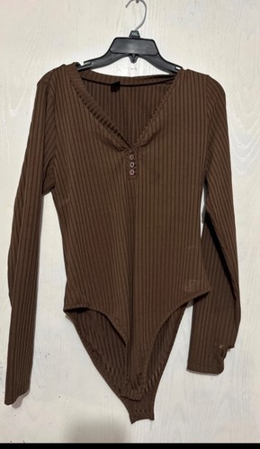 Brown bodysuit