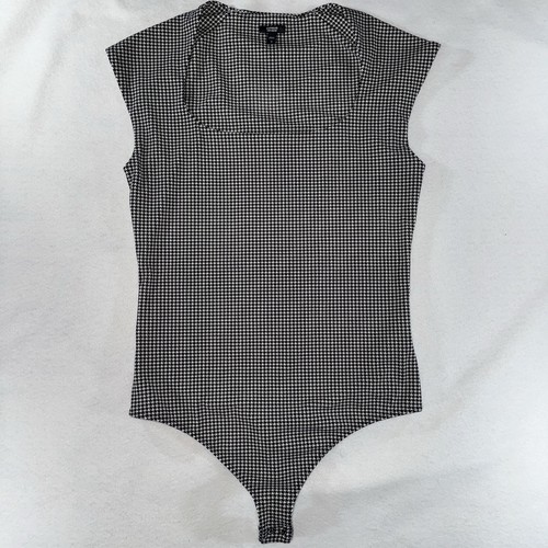 Houndstooth bodysuit business - bodysuit,